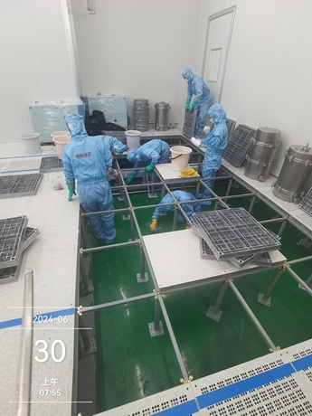 半導(dǎo)體千級無塵車間深度清潔